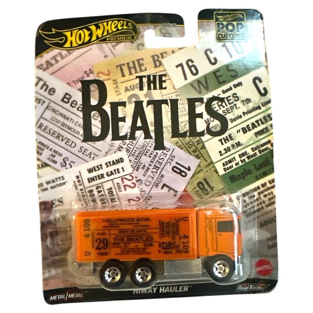 Hot‎ Wheels Premium Beatles Hiway Hauler Pop Culture Real Riders Diecast